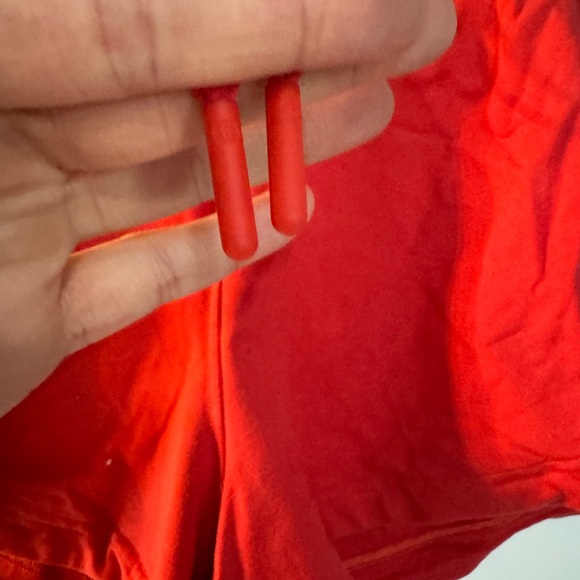 Red Lululemon Fabric Athletic Shorts - Picture 4 of 6